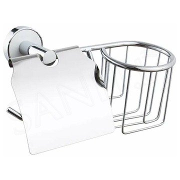Держатель для туалетной бумаги Vivi Felice Idilio R 1007 D / S BL с держателем для освежителя воздуха