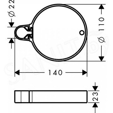 Мыльница Hansgrohe Cassetta C 28678000