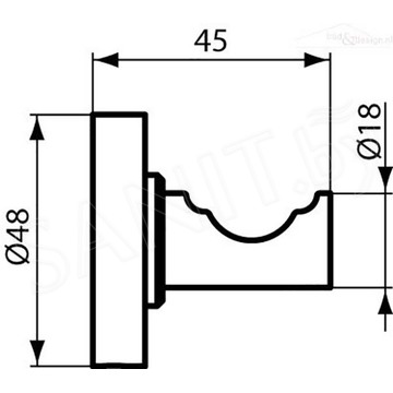 Крючок Ideal Standard IOM A9115AA