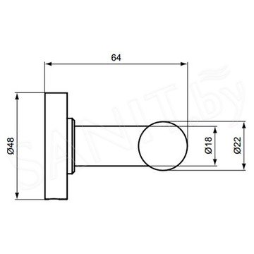 Крючок Ideal Standard IOM A9116AA