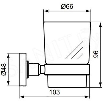 Стакан Ideal Standard IOM A9120AA