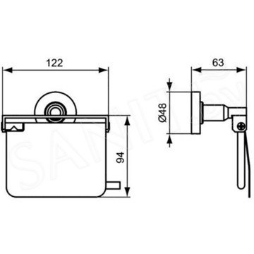 Держатель для туалетной бумаги Ideal Standard IOM A9127AA