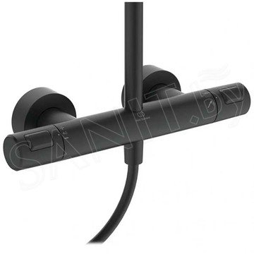 Душевая стойка Ideal Standard Idealrain Ceratherm T25 Black A7545XG с термостатом