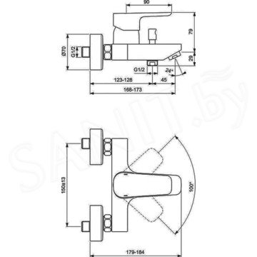 Набор смесителей Ideal Standard Ceraplan III BD005AA