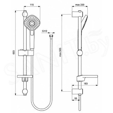 Набор смесителей Ideal Standard Ceraplan III BD005AA