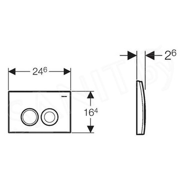 Комплект инсталляции Geberit Duofix с кнопкой Delta 21 и унитазом Roxen Antares 530185-01 Rimless Soft Close