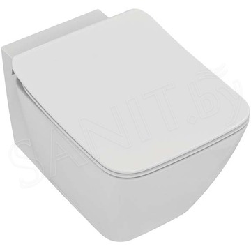 Подвесной унитаз Ideal Standard Strada II AquaBlade T359601 безободковый с крышкой SoftClose T360101