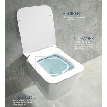 Подвесной унитаз Ideal Standard Strada II AquaBlade T359601 безободковый с крышкой SoftClose T360101