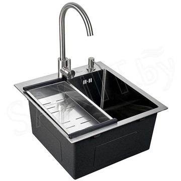 Кухонная мойка Avina HM4548 с коландером и дозатором