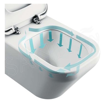Комплект инсталляции Ideal Standard Prosys Frame 120 M с подвесным унитазом Strada II AquaBlade и крышкой SoftClose