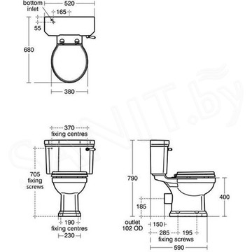 Напольный унитаз Ideal Standard Waverley Classic