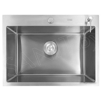 Кухонная мойка Avina HM6548 с коландером и дозатором