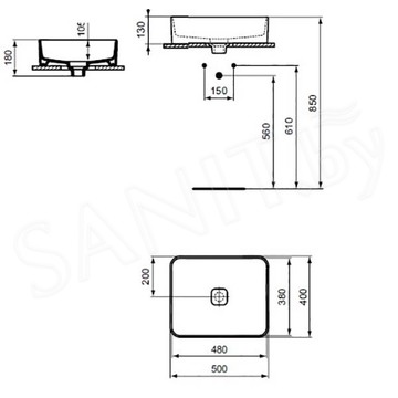 Умывальник Ideal Standard Strada II Vessel T296701