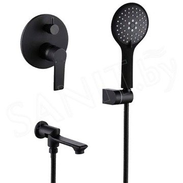 Душевая система скрытого монтажа Vivi Felice 8020 nero opaco