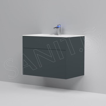 Тумба под умывальник AM.PM Inspire V2.0 80 / 100 подвесная графит матовый