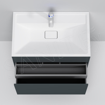 Тумба под умывальник AM.PM Inspire V2.0 80 / 100 подвесная графит матовый