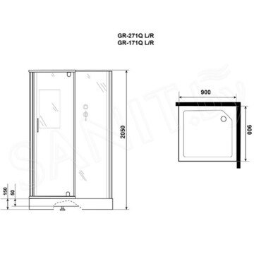 Душевая кабина Grossman GR170QL / GR171QR