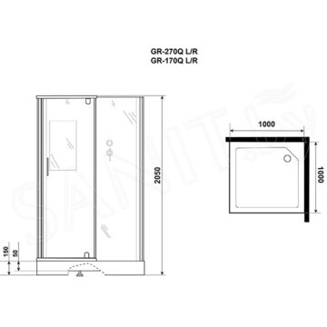 Душевая кабина Grossman GR270QL / GR271QR