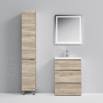 Тумба под умывальник AM.PM Gem S 60 / 75 напольная дуб сонома