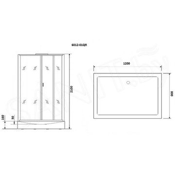 Душевая кабина Niagara NG-6012-01QL / NG-6012-01QR