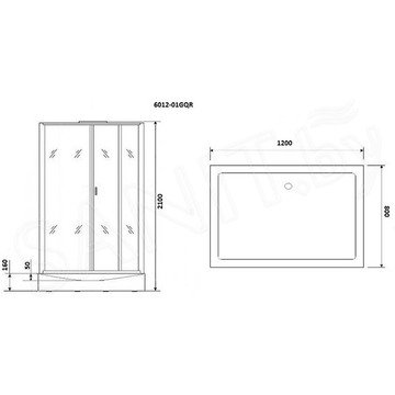 Душевая кабина Niagara NG-6012-01GQL / NG-6012-01GQR