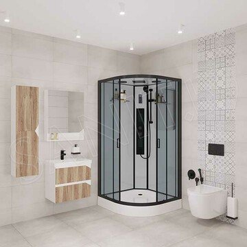 Душевая кабина Niagara NG-6901-01G / NG-6902-01G Black