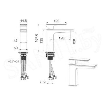 Смеситель для умывальника Vivi Felice 3030