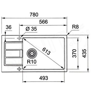 Кухонная мойка Franke Sirius 2.0 S2D 611-78 XL / 435 Tectonite