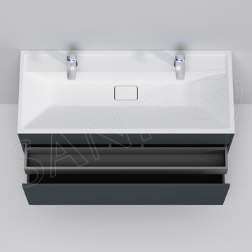 Тумба под умывальник AM.PM Inspire V2.0 M50AFHX1203GM подвесная графит матовый
