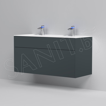 Тумба под умывальник AM.PM Inspire V2.0 M50AFHX1203GM подвесная графит матовый