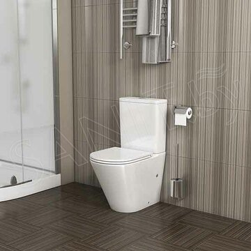 Напольный унитаз Grossman GR-4450S / GR-4450МS безободковый с крышкой Slim