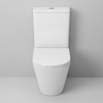 Напольный унитаз Grossman GR-4450S / GR-4450МS безободковый с крышкой Slim