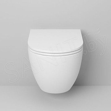 Подвесной унитаз Grossman GR-4455S / GR-4455МS безободковый с крышкой Slim