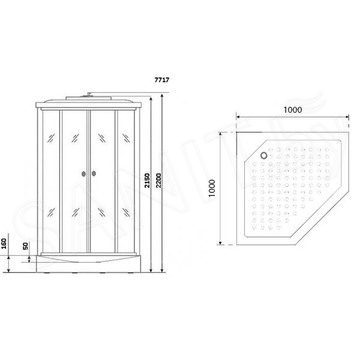 Душевая кабина Niagara NG-7717W
