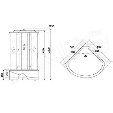 Душевая кабина Niagara NG-7790G
