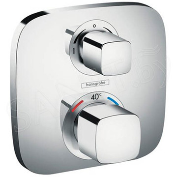 Смеситель встраиваемый Hansgrohe Ecostat E 15708000 термостатический (2 функции)