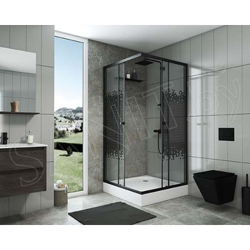 Душевой уголок Niagara Eco NG-1008-14Q / NG-1009-14Q / NG-1010-14Q Black