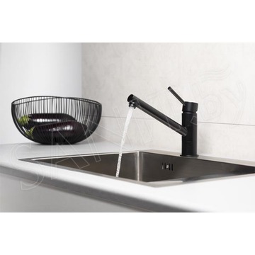 Смеситель для кухонной мойки Armatura Andra Black 6533-915-81