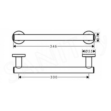 Поручень Hansgrohe Logis Universal 41713000