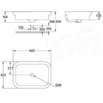 Умывальник Grohe Eurocosmo 39124001