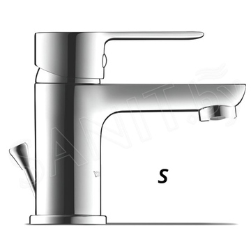 Смеситель для умывальника Duravit А.1 S A11010002010 с донным клапаном