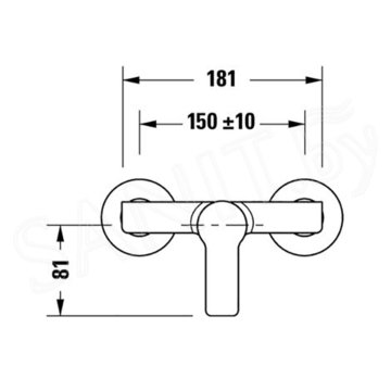 Смеситель для душа Duravit A.1 A14230000010