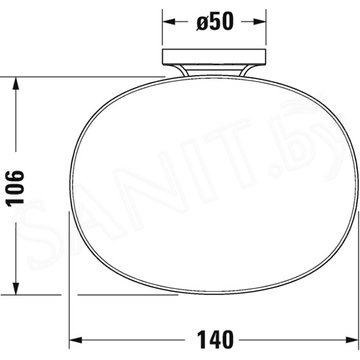 Мыльница Duravit Starck T 0099334600