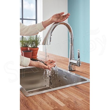 Смеситель для кухонной мойки Grohe Zedra Touch 30219002 / 30219DC2 сенсорный