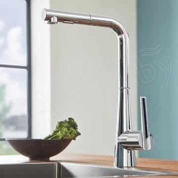Смеситель для кухонной мойки Grohe Zedra 32553002 / 32553DC2 с выдвижным изливом