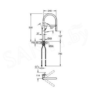 Смеситель для кухонной мойки Grohe Essence 30294DA0 / 30294DL0