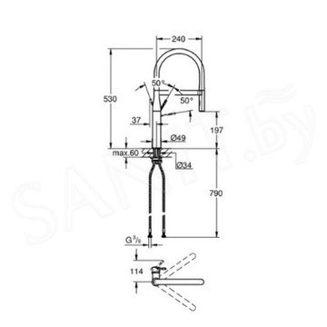 Смеситель для кухонной мойки Grohe Essence 30294DA0 / 30294DL0