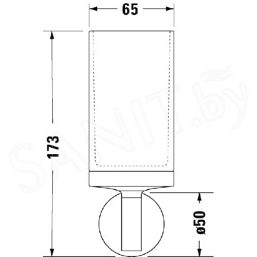 Стакан Duravit Starck T 0099311000