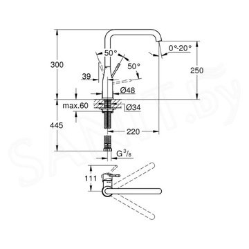 Смеситель для кухонной мойки Grohe Essence New 30269BE0 / 30269EN0 / 30269DL0