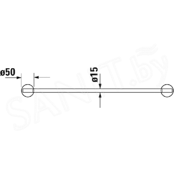 Держатель для полотенец Duravit Starck T 610 0099424600